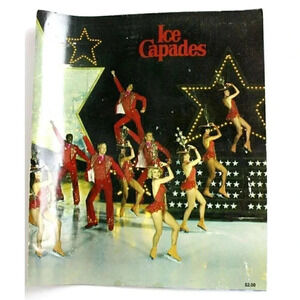Vintage 1979 Ice Capades Program Souvenir Book W/ 2 Tickets April 5th